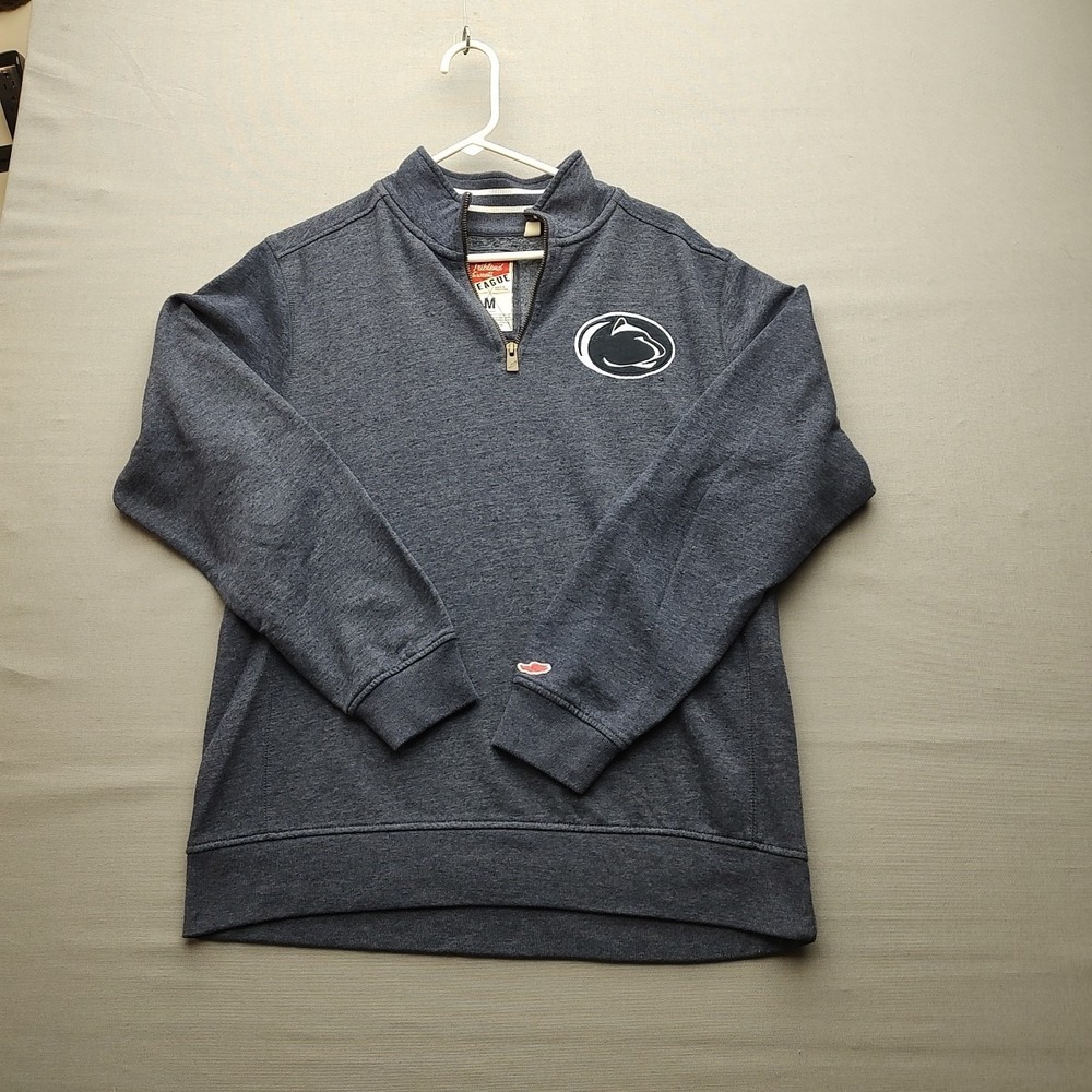 Penn State Nittany Lions Triblend Sweets League Men's Blue 1/4 Zip Pullover